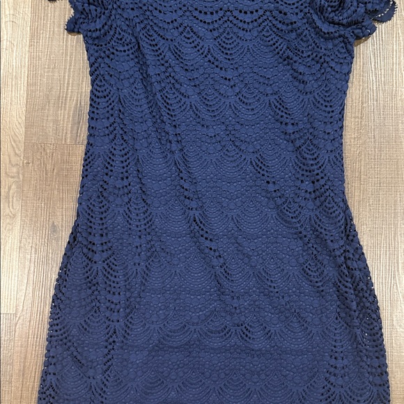 Lilly Pulitzer Jade navy lace dress - Picture 6 of 12